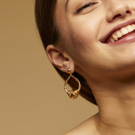 Maranzana earrings mini gold
