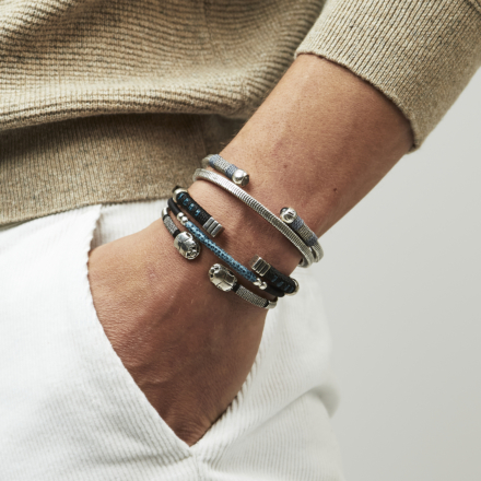 Bracelet homme : Bracelet ancre, bracelet acier homme... | Gas Bijoux
