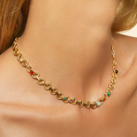 Gold or silver women necklaces - Costume necklace | Gas Bijoux